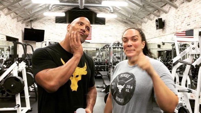 the rock nia jax